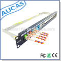 AMP 110 / Krone idc / Dual cat5e cat6 Patch Panel / 24 Port geschirmt 19 &quot;UTP 1U Rack Mount Patch Panel